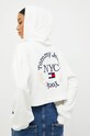 Îmbrăcăminte Tommy Jeans bluza DW0DW13570.9BYY alb