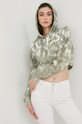 Guess bluza bawełniana W2GQ33.K9YI1 zielony