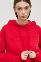 rdeča Bombažen pulover Patrizia Pepe