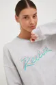 γκρί Βαμβακερή μπλούζα Reebok Classic Γυναικεία