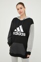 adidas bluza bawełniana nadruk czarny HC8827