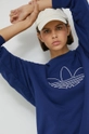 σκούρο μπλε Βαμβακερή μπλούζα adidas Originals