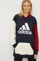 Bavlnená mikina adidas viacfarebná