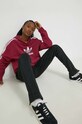adidas Originals bluza bawełniana II6091 bordowy AW22