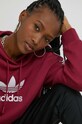 adidas Originals bluza bawełniana II6091 bordowy