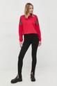 Red Valentino bluza 1R3MF10K6L2 czerwony AW22