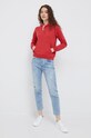 Polo Ralph Lauren bluza bawełniana 211872989001 czerwony AW22