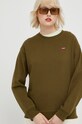 Bavlnená mikina Levi's zelená 24688.0054