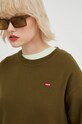 Bavlnená mikina Levi's 24688.0054 zelená