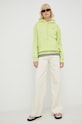 Bombažna mikica Levi's 24693.0034 zelena AW22