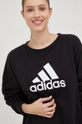 μαύρο Βαμβακερή μπλούζα adidas Performance