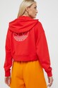 Îmbrăcăminte adidas Originals hanorac de bumbac HK5168 rosu