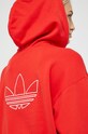 adidas Originals hanorac de bumbac HK5168 rosu
