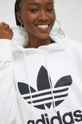 biały adidas Originals bluza bawełniana