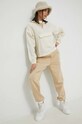 Хлопковая кофта adidas Originals HL9311 бежевый AW22