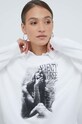 Pepe Jeans bluza bawełniana biały PL581250.800