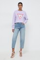 Guess bluza W2YQ16.KBA10 fioletowy SS24