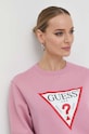 Guess bluza różowy W2YQ16.KBA10
