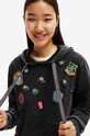 Desigual bluza bawełniana 22WWSK56 szary AW22