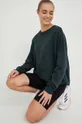 zelena Bombažen pulover adidas Performance Ženski
