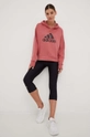 adidas Performance bluza różowy