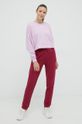 adidas bluza treningowa Studio HM8710 fioletowy AW22