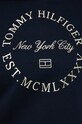 Βαμβακερή μπλούζα Tommy Hilfiger WW0WW36572.9BYY σκούρο μπλε