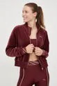 bordo Pulover od trenirke Puma Deco Glam Ženski