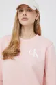 roza Dukserica Calvin Klein Jeans