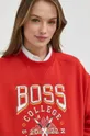 czerwony BOSS bluza