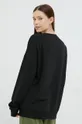 Pyžamové tričko s dlhým rukávom Calvin Klein Underwear čierna