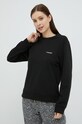 Пижамный лонгслив Calvin Klein Underwear одежда для дома чёрный 000QS6870E.9BYY
