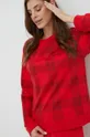 κόκκινο Πουκάμισο μακρυμάνικο πιτζάμας Calvin Klein Underwear