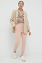 Спортивні штани Woolrich CFWWTR0125FRUT3164 рожевий AW22