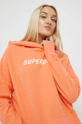 oranžová Bavlnená mikina Superdry