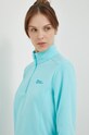 Jack Wolfskin bluza sportowa Taunus turkusowy 1709532