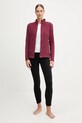 Viking bluza sportowa Tesero 740.24.5658 bordowy AW25