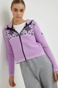 Športni pulover Newland Eda vijolična