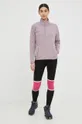 Športni pulover Burton Hearth Fleece vijolična