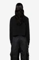 Mikina Rains Fleece W Sweatshirt čierna