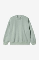 green Carhartt WIP cotton sweatshirt