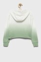 Guess bluza bawełniana dziecięca J2YQ07.FL04Z zielony AW22