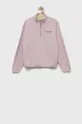 ροζ Παιδική βαμβακερή μπλούζα Calvin Klein Jeans Για κορίτσια