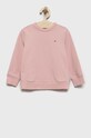 Tommy Hilfiger bluza dziecięca z elastanem różowy KS0KS00234.9BYY