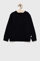 Tommy Hilfiger bluza dziecięca z elastanem granatowy KS0KS00234.9BYY