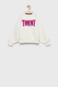 Παιδική μπλούζα Tommy Hilfiger απλικέ μπεζ KG0KG06953.9BYY