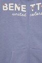 Dziewczynka United Colors of Benetton bluza bawełniana dziecięca 3J70G500V.P fioletowy