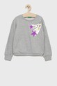 United Colors of Benetton bluza bawełniana dziecięca aplikacja szary 3J68C107E.G