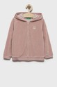 United Colors of Benetton bluza dziecięca z kapturem różowy 3Y3EG501B.P