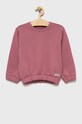 United Colors of Benetton bluza bawełniana dziecięca bawełna fioletowy 3QLAG104L.P